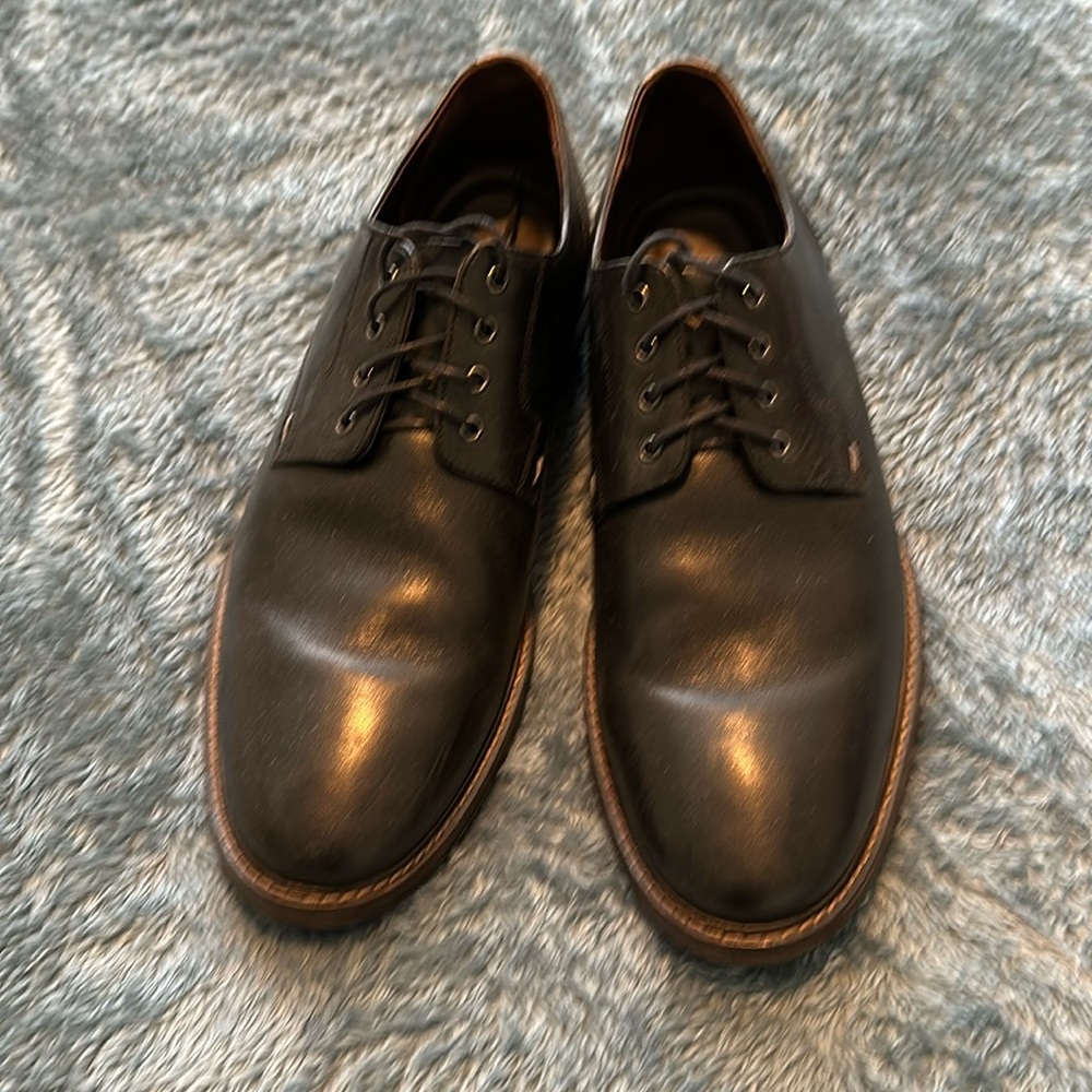 J Murphy black oxfords, size 11M